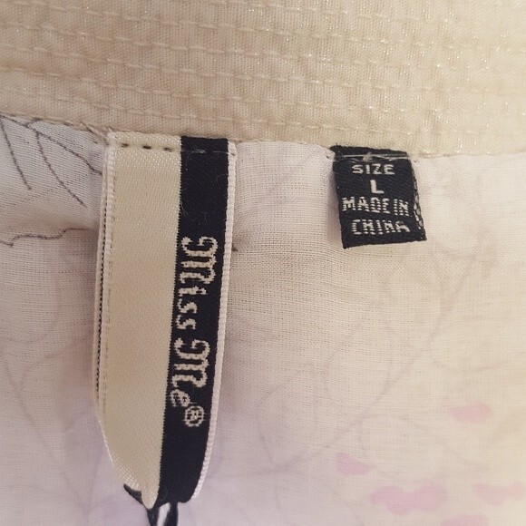 Miss Me Off White Blazer Jacket Baby Doll - Picture 3 of 7